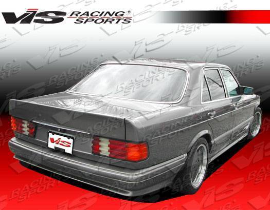 1981-1991 Mercedes S-Class W126 4Dr Euro Tech Rear Bumper - Image 2