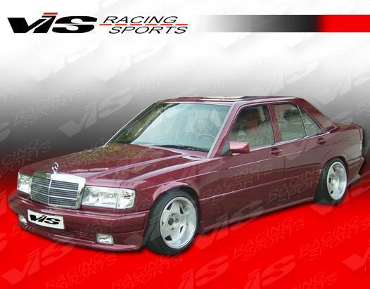 1984-1993 Mercedes C- Class W201 4Dr Euro Tech Front Bumper - Image 2