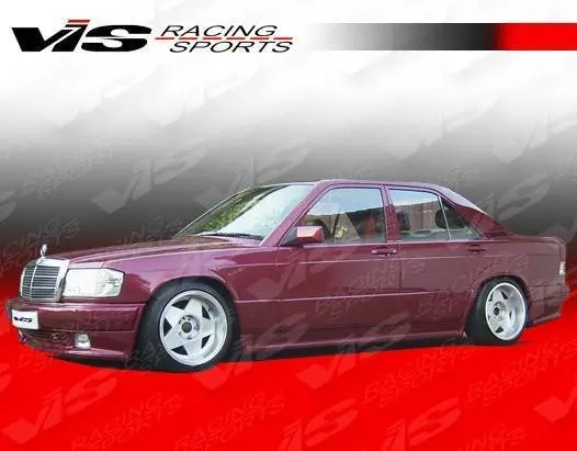 1984-1993 Mercedes C- Class W201 4Dr Evo Widebody Side Skirts