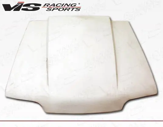 1987-1993 Ford Mustang 2Dr Cowl Induction Fiber Glass Hood - Image 2