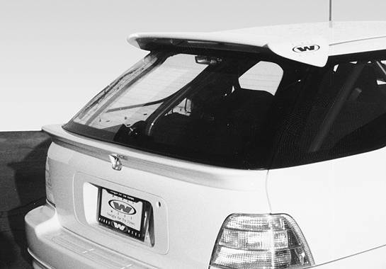 1994-1997 Honda Accord Wagon 1Pc Rear Hatch Mid Spoiler No Light