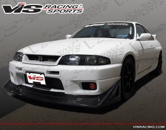 1995-1998 Nissan Skyline R33 Gtr 2Dr V Speed Carbon Fiber Lip - Image 3