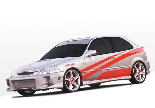 1996-1998 Honda Civic Hb Aggressor Typ 2 4Pc Complete Kit - Image 2