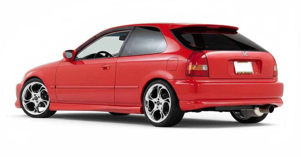 1996-2000 Honda Civic Hb Type R Rear Bumper