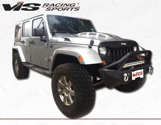 1997-2006 Jeep Wrangler Heat Extractor Fiberglass Hood - Image 5