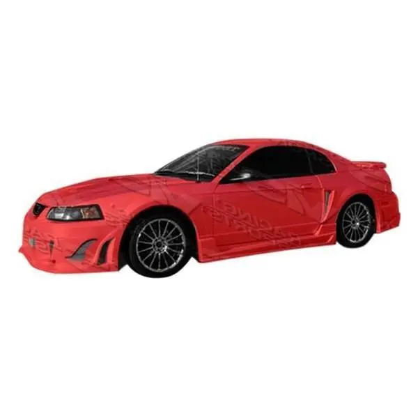 1999-2004 Ford Mustang 2Dr Ballistix Side Skirts