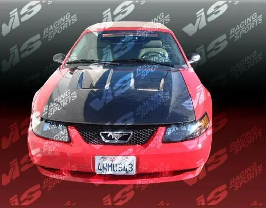 1999-2004 Ford Mustang 2Dr Heat Extractor Fiber Glass Hood