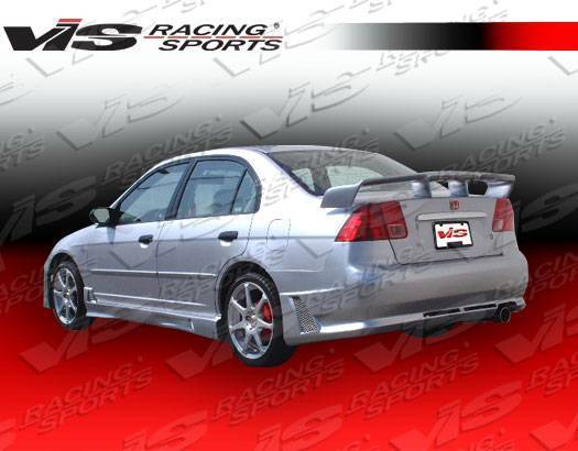2001-2005 Honda Civic 4Dr Octane Rear Bumper - Image 2