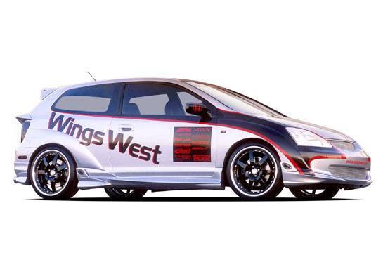 2002-2005 Honda Civic Hb G-55 Series 4Pc Complete Kit W/ Extreme 7Pc Fender Flares - Image 2