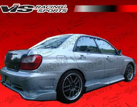 2002-2007 Subaru Wrx 4Dr Alfa Side Skirts - Image 4