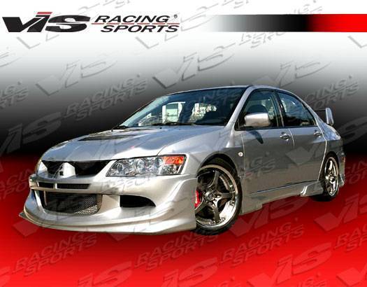 2003-2005 Mitsubishi Evo8 4Dr Invader Front Lip - Image 2