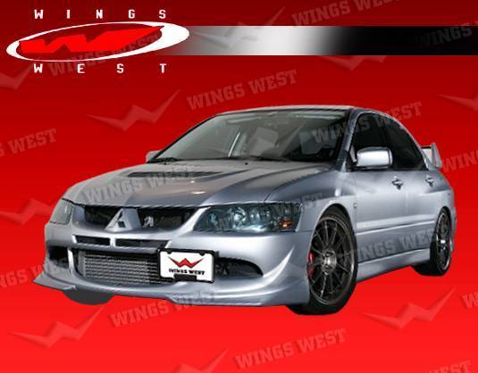 2003-2005 Mitsubishi Evo8 4Dr Invader Front Lip - Image 2