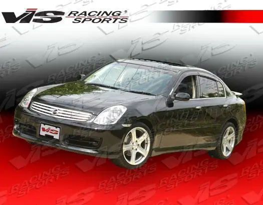 2003-2006 Infiniti G35 4Dr Techno R Side Skirts - Image 2