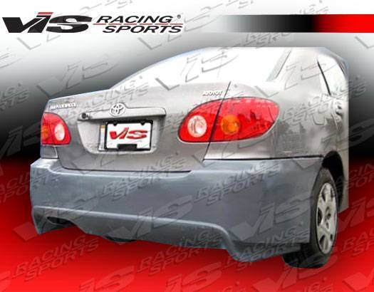 2003-2008 Toyota Corolla 4Dr Cyber Rear Bumper - Image 2