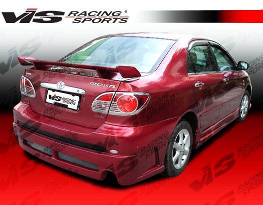 2003-2008 Toyota Corolla 4Dr Fuzion Rear Bumper - Image 2