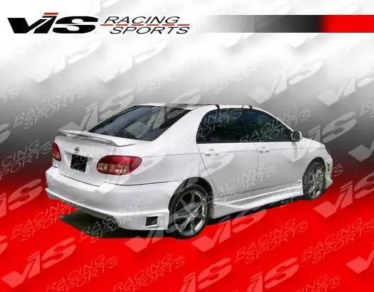 2003-2008 Toyota Corolla 4Dr Striker Side Skirts - Image 2