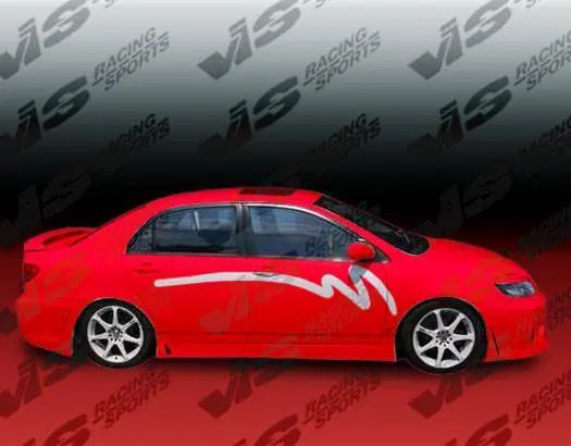 2003-2008 Toyota Corolla 4Dr Tsc 3 Side Skirts - Image 2
