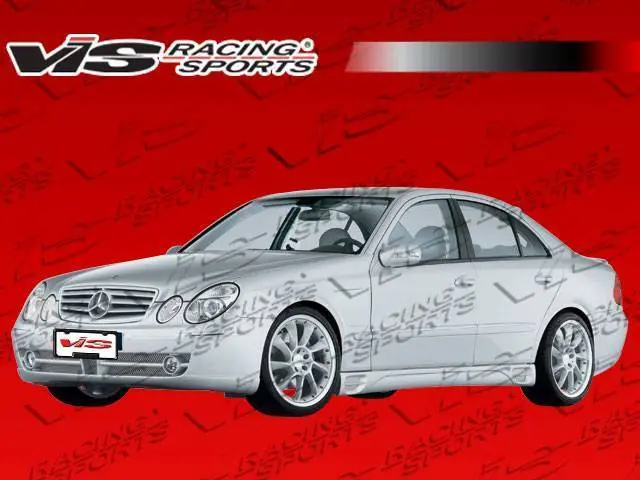 2003-2009 Mercedes E Class W211 4Dr Laser F1 Side Skirts - Image 2
