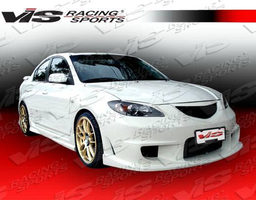 2004-2008 Mazda 3 4Dr Wings Front Gril - Image 2