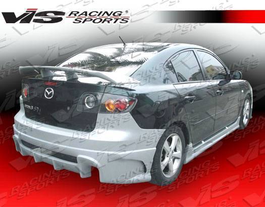 2004-2009 Mazda 3 4Dr Laser Rear Bumper - Image 2