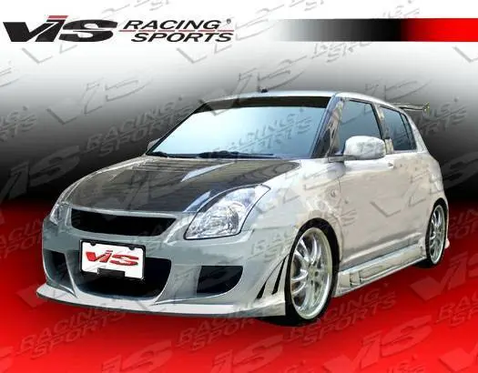 2005-2008 Suzuki Swift 4Dr Fuzion Side Skirts - Image 2