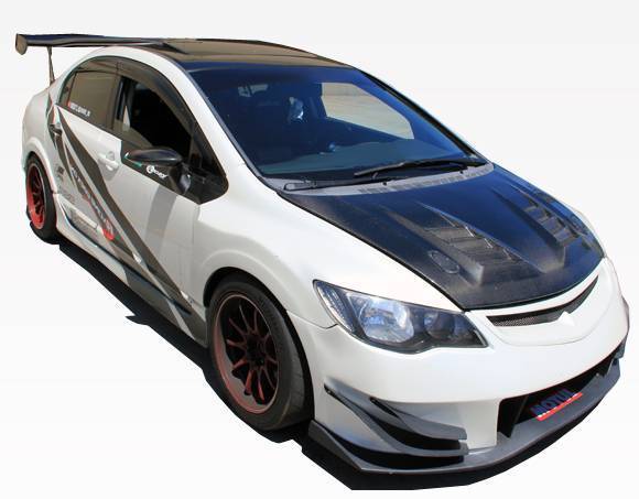 2006-2011 Honda Civic 4Dr Jdm Type FS Front Fenders - Image 3