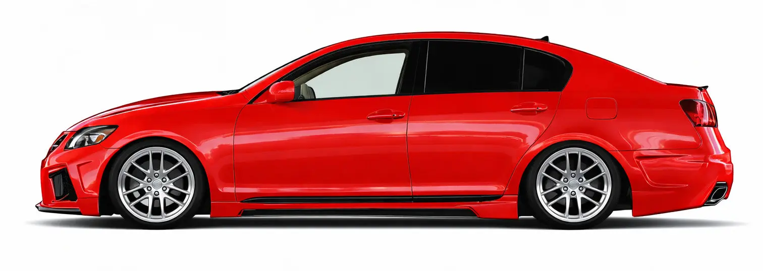 2006-2011 Lexus Gs 300/430 4Dr JW Style Side Skirts