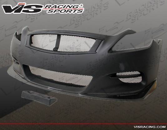 2008-2013 Infiniti G37 2Dr Zelda Front Bumper With Carbon Lip - Image 2