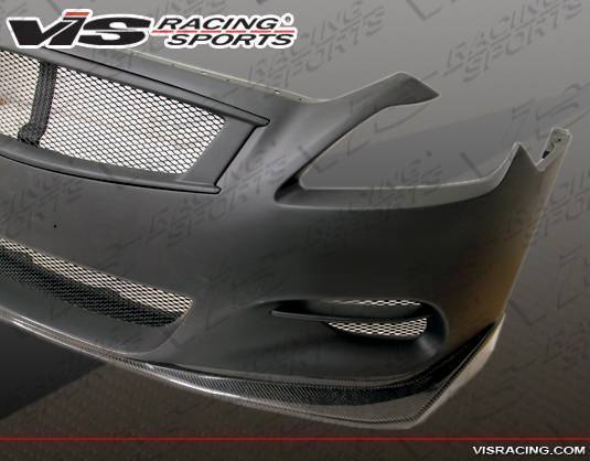 2008-2013 Infiniti G37 2Dr Zelda Front Bumper With Carbon Lip - Image 3