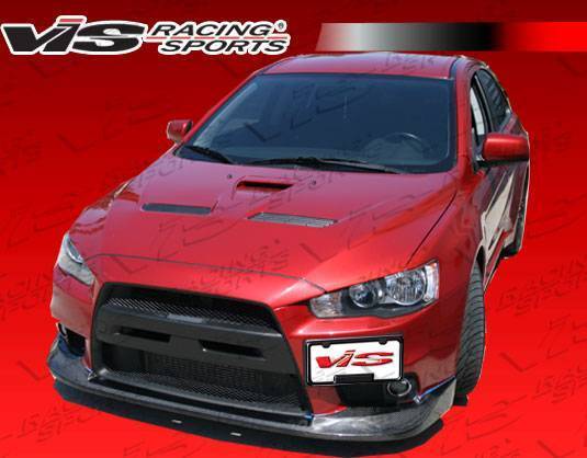 2008-2014 Mitsubishi Evo 10 Oem Style Carbon Fiber Front Lip - Image 4