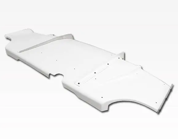 2008-2014 Mitsubishi Evo 10 VRS Style Fiber Glass Rear Diffuser - Image 2