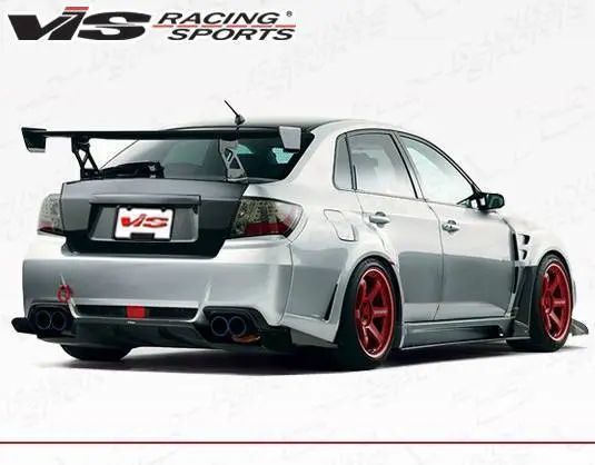 2008-2014 Subaru Wrx 4Dr VRS Rear Diffuser - Image 4