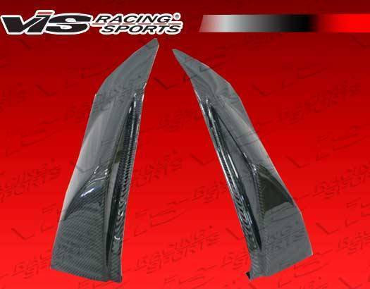 2009-2020 Nissan 370Z 2Dr Techno R Carbon Fiber Rear Aprons - Image 3