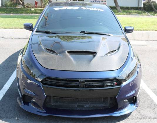 2013-2017 Dodge Dart SRT HellCat Style Front Bumper - Image 3