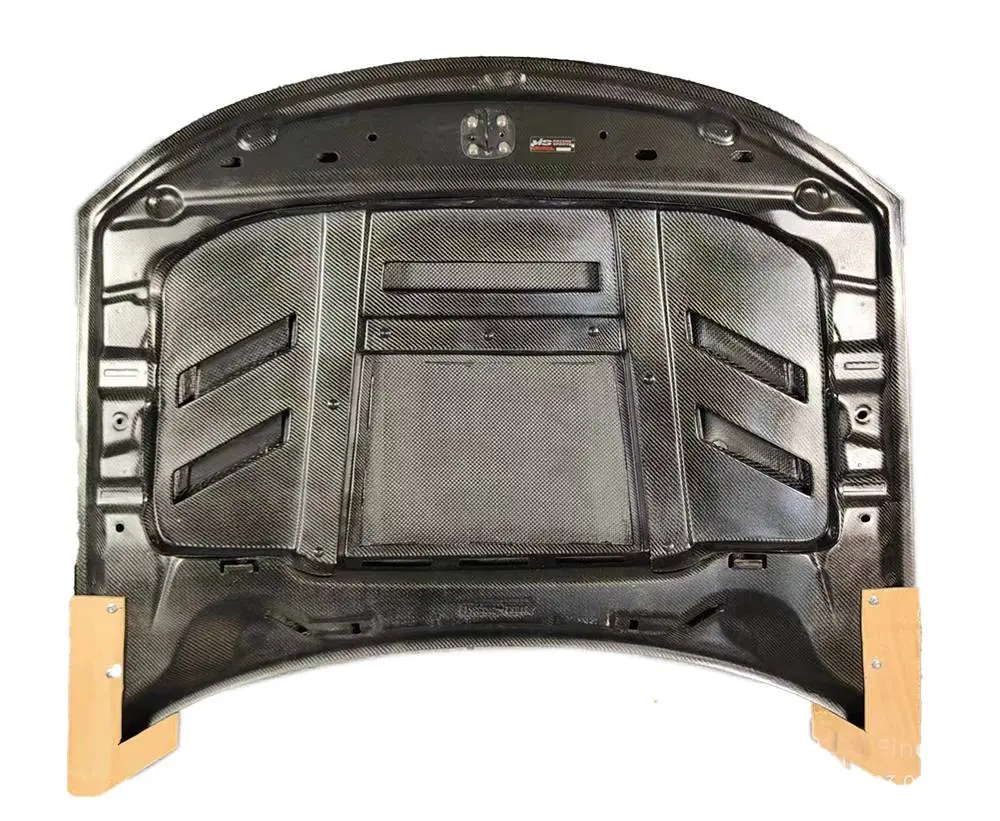 2015-2023 Dodge Charger Terminator Style Double Sided Carbon Fiber Hood - Image 2