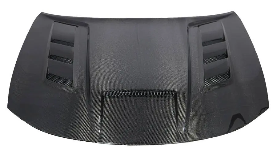 2015-2023 Dodge Charger Terminator Style Double Sided Carbon Fiber Hood - Image 4