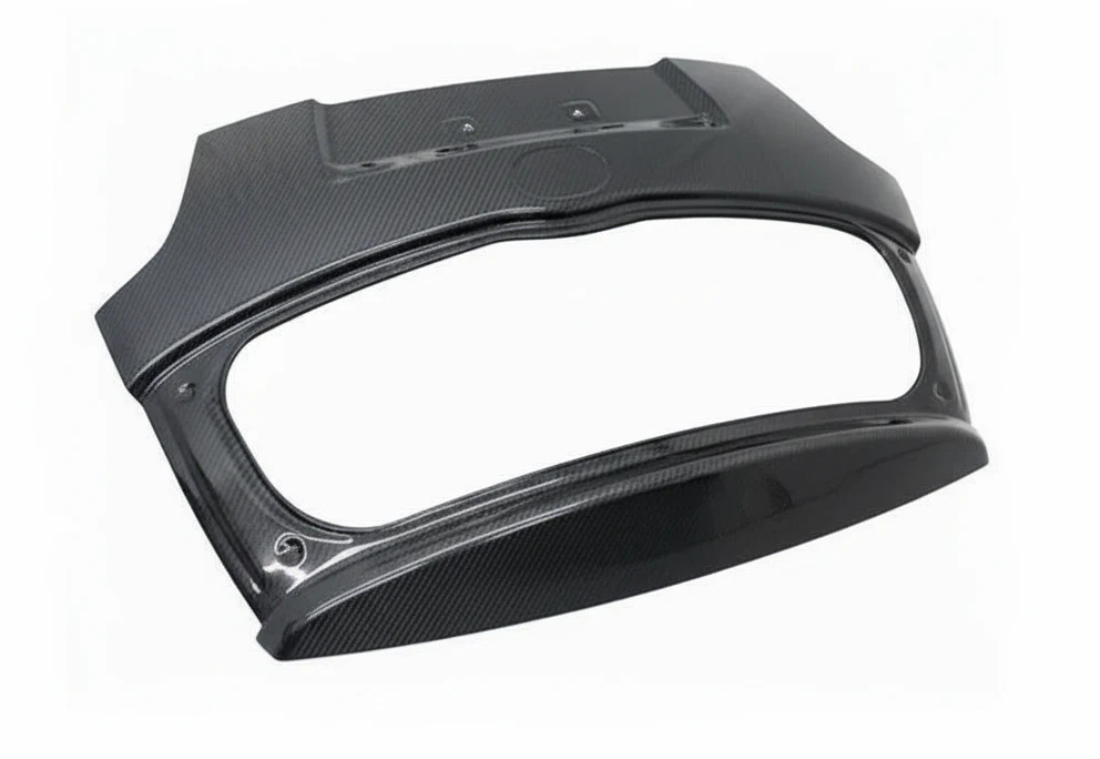 Carbon Fiber Hatch OEM Style for Scion XA 4DR 2004-2006 - Image 2