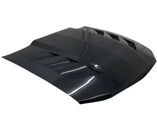 Carbon Fiber Hood AMS Style for Ford MUSTANG 2DR 2010-2012 - Image 2