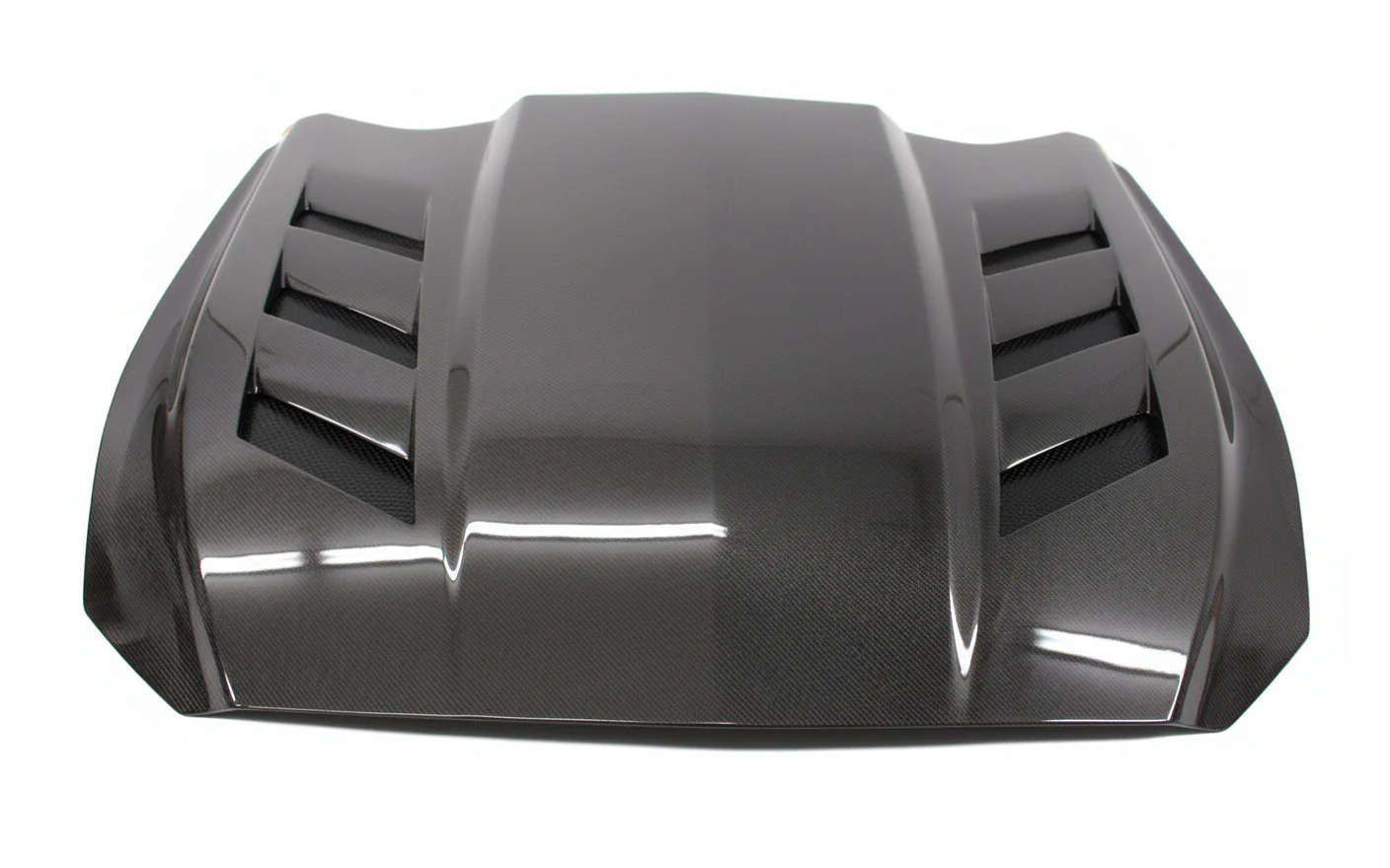 Carbon Fiber Hood AMS Style for Ford MUSTANG 2DR 2015-2017 - Image 2