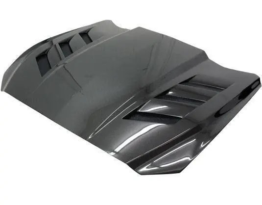 Carbon Fiber Hood AMS Style for Ford MUSTANG 2DR 2015-2017 - Image 5