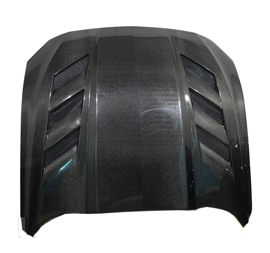 Carbon Fiber Hood AMS Style for Ford MUSTANG 2DR 2018-2023 - Image 3