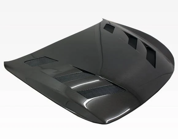 Carbon Fiber Hood AMS Style for Infiniti Q60 2DR 2014-2016 - Image 2