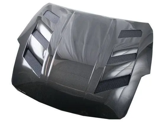 Carbon Fiber Hood AMS Style for Nissan 350Z 2DR 2007-2008 - Image 2