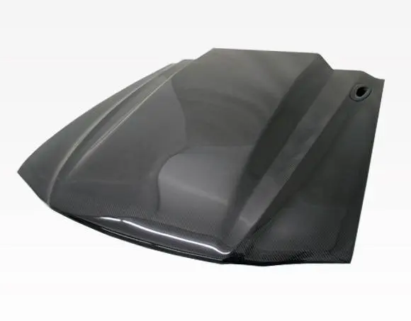 Carbon Fiber Hood Cowl Induction Style for Ford MUSTANG 2DR 1994-1998 - Image 2