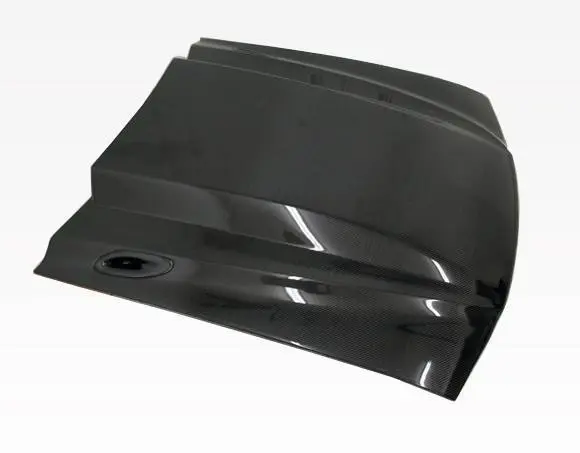 Carbon Fiber Hood Cowl Induction Style for Ford MUSTANG 2DR 1994-1998 - Image 3