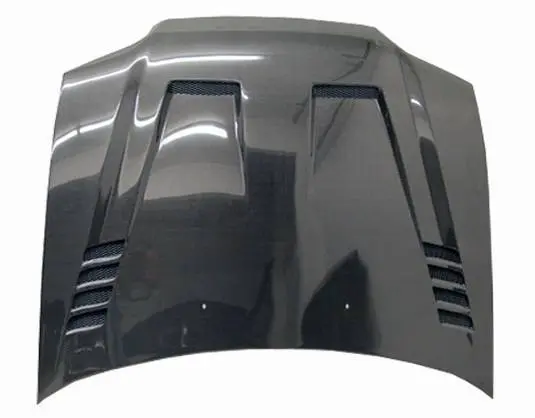 Carbon Fiber Hood Cyber Style for Honda Civic 2DR 1992-1995 - Image 3