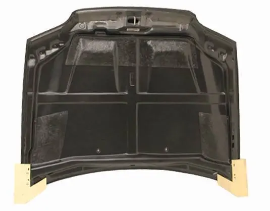 Carbon Fiber Hood Cyber Style for Honda Civic 2DR 1992-1995 - Image 4