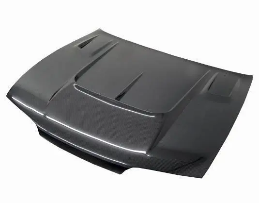 Carbon Fiber Hood Drift 2 Style for Nissan 240SX 2DR 1995-1996 - Image 2