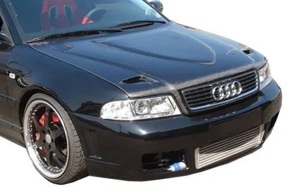 Carbon Fiber Hood Euro R Style for AUDI A4 4DR 1996-2001 - Image 2