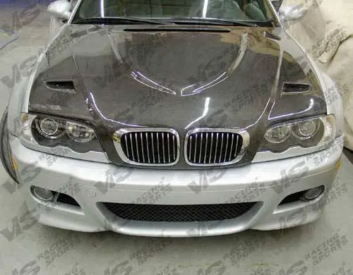 Carbon Fiber Hood Euro R Style for BMW 3 SERIES(E46) 4DR 1999-2001 - Image 4